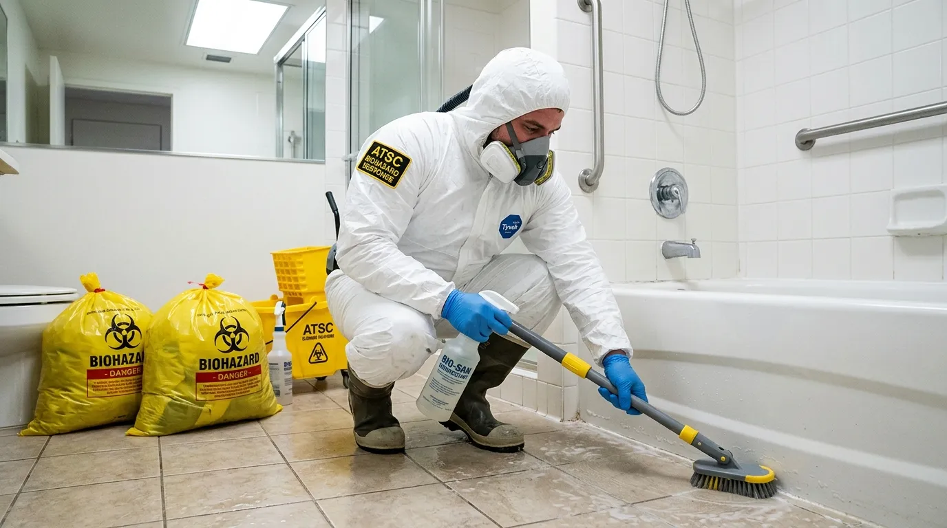 Decontamination equipment deployed for Blood Cleanup in Richfield